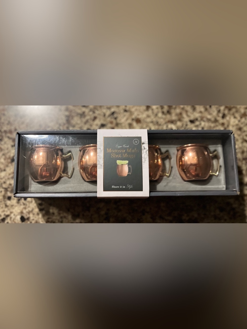 Moscow Mule Shot Mugs - Copper Finish